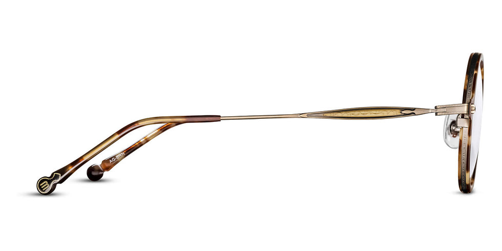 Matsuda® M3127 MTD M3127 Antique Gold/Brown 43 - Antique Gold / Brown Eyeglasses