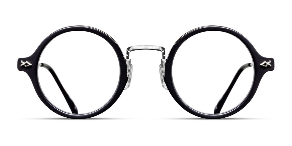 Matsuda® M3127 MTD M3127 Brushed Silver/Matte Black 43 - Brushed Silver / Matte Black Eyeglasses