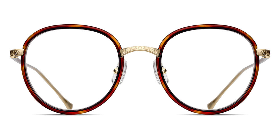 Matsuda® M9014-I MTD M9014-I Brushed Gold Vermeil/Dark Tortoise 48 - Brushed Gold Vermeil / Dark Tortoise Eyeglasses