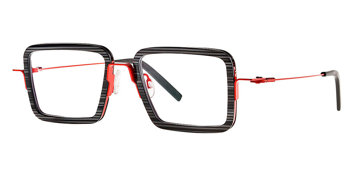 Theo® Mash TH MASH 12 50 - Black Squred / Brown / Blue / Green Eyeglasses