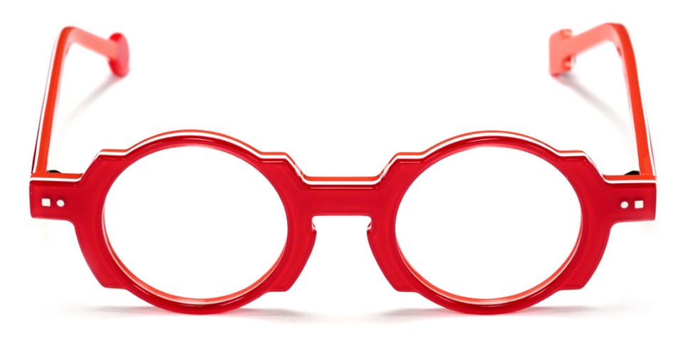 Sabine Be® Mini Be Balloon Swell - Shiny Translucent Red / White / Shiny Orange Eyeglasses