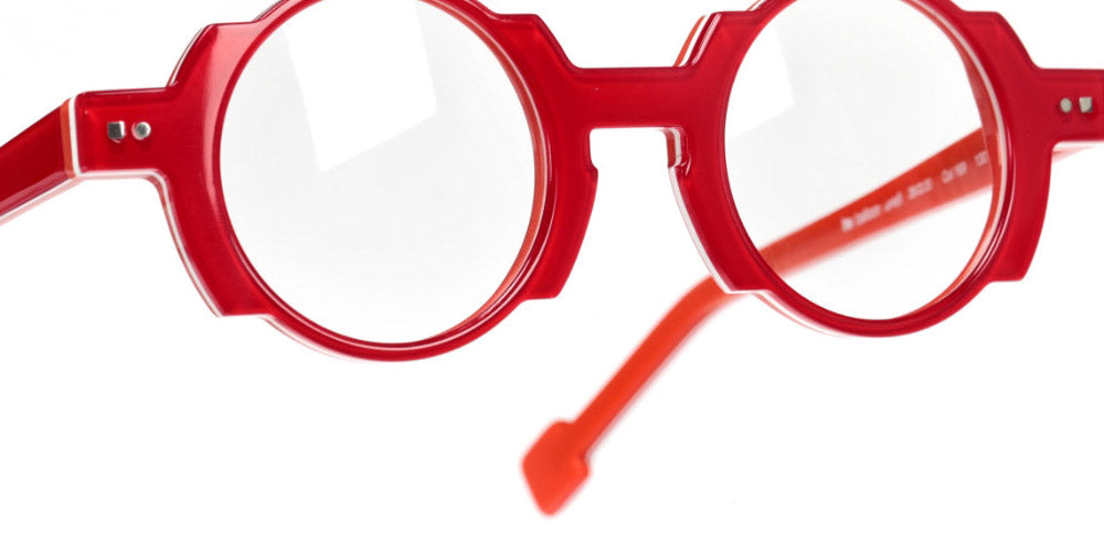 Sabine Be® Mini Be Balloon Swell - Shiny Translucent Red / White / Shiny Orange Eyeglasses