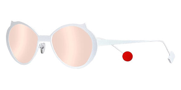 Sabine Be® Mini Be Cat'S Slim Sun - Satin White Sunglasses