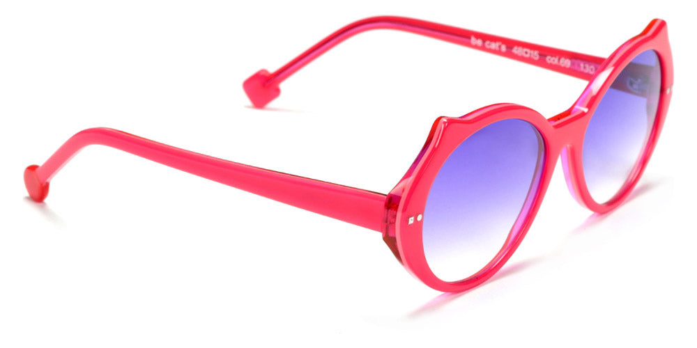Sabine Be® Mini Be Cat'S Sun - Shiny Neon Pink Sunglasses