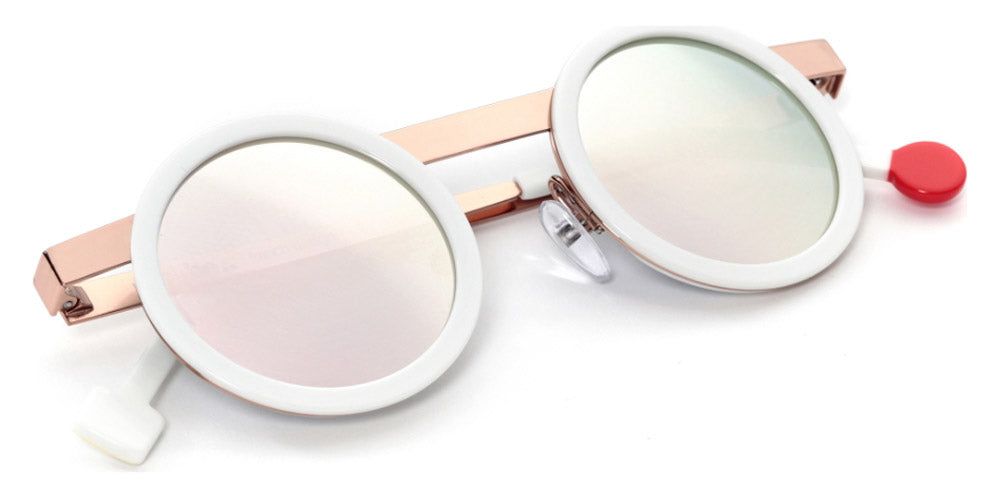 Sabine Be® Mini Be Gipsy Sun - Shiny White / Polished Rose Gold Sunglasses