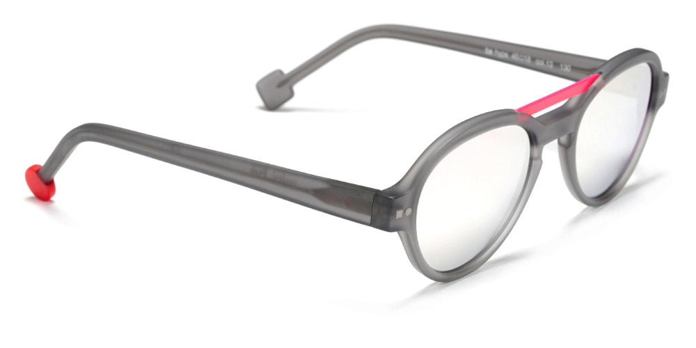 Sabine Be® Mini Be Hype Sun T46 - Matte Translucent Gray / Satin Neon Pink Sunglasses