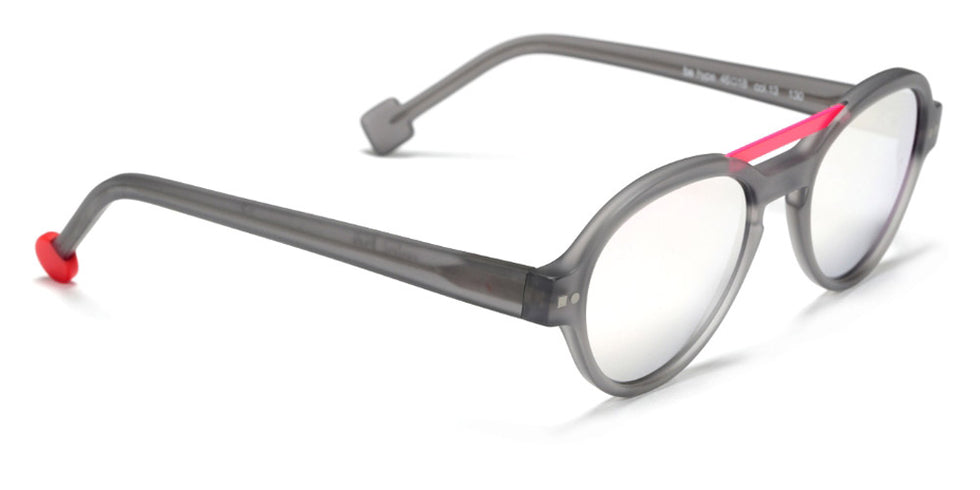 Sabine Be® Mini Be Hype Sun T46 - Matte Translucent Gray / Satin Neon Pink Sunglasses