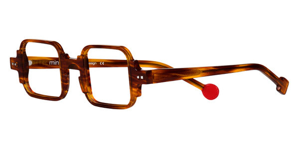 Sabine Be® Mini Be Square Swell - Shiny Blonde Veined Tortoise Eyeglasses