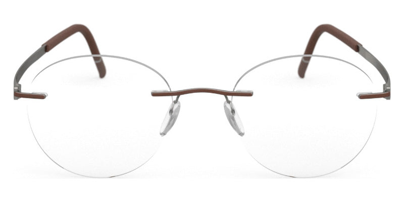 Silhouette® Momentum MOMENTUM EP 6060 - 6060 Ruthenium / Cohiba Brown Eyeglasses