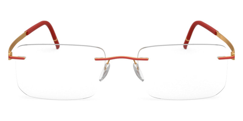 Silhouette® Momentum MOMENTUM EY 3020 - 3020 Gold / Siena Red Eyeglasses