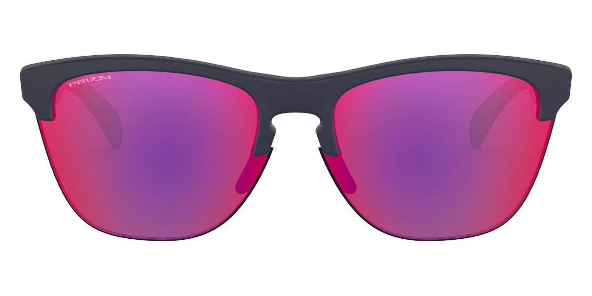 Oakley® OO9374 Frogskins Lite OO9374 937435 63 - Matte Navy / Prizm Road Sunglasses