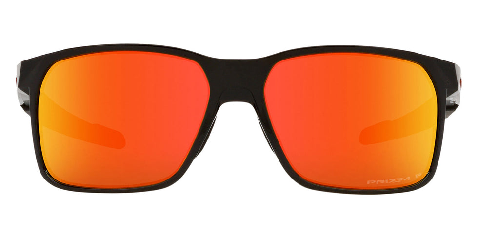 Oakley® OO9460 Portal X OO9460 946017 59 - Polished Black / Prizm Ruby Polarized 946017 Sunglasses