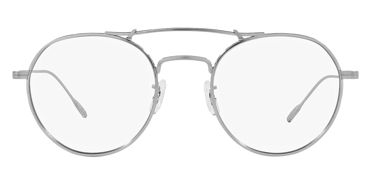 Oliver Peoples® Reymont OV1309ST 5254SB 49 - Brushed Silver/Blue Light Filter Eyeglasses