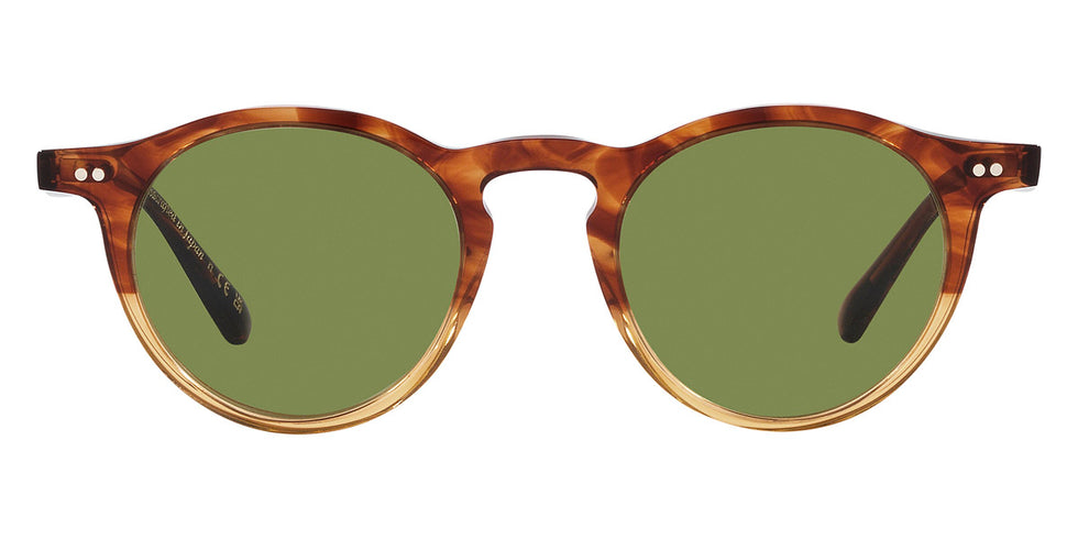 Oliver Peoples® Op-13 Sun OV5504SU 175452 47 - Dark Amber Gradient/Green C Sunglasses