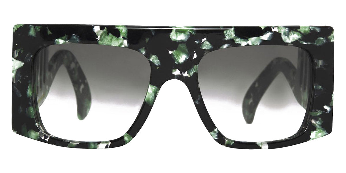 Emanuelle Khahn Tortoise Statement Sunglasses Oversized aviator sunglasses in acetate – Emmanuelle Khanh main image 3