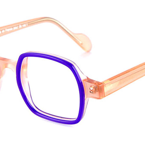NaoNed® Plouezec NAO Plouezec C039 44 - Purple and Translucent Orange Eyeglasses