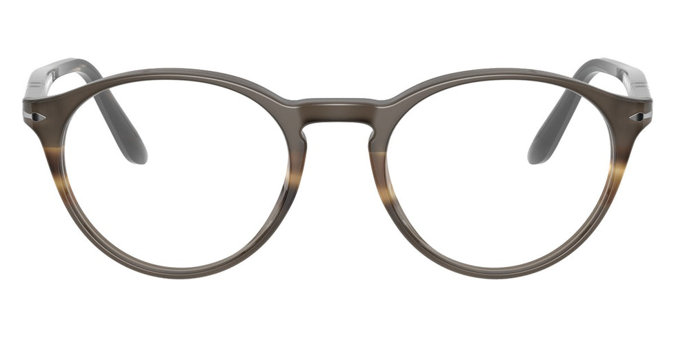 Persol® PO3092V - Black/Striped Gray Eyeglasses