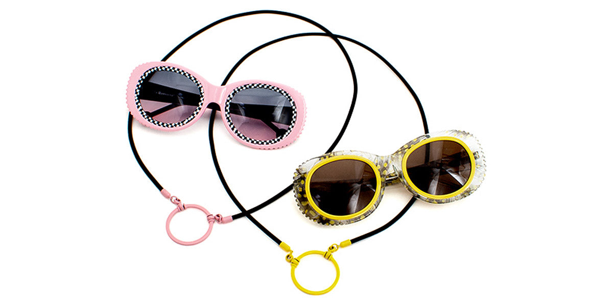 L.A.Eyeworks® SAGUARO LA SAGUARO 756 52 - Dandy Lyon / Butter Insert Sunglasses