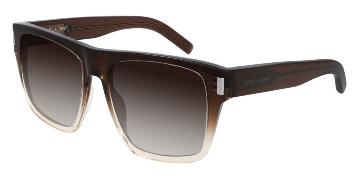 Saint Laurent® SL 424 - Brown / Brown Gradient Sunglasses