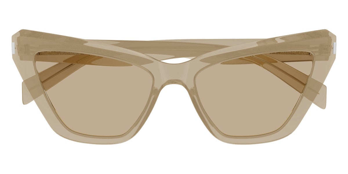 Saint Laurent® SL 466 - Nude / Brown Sunglasses