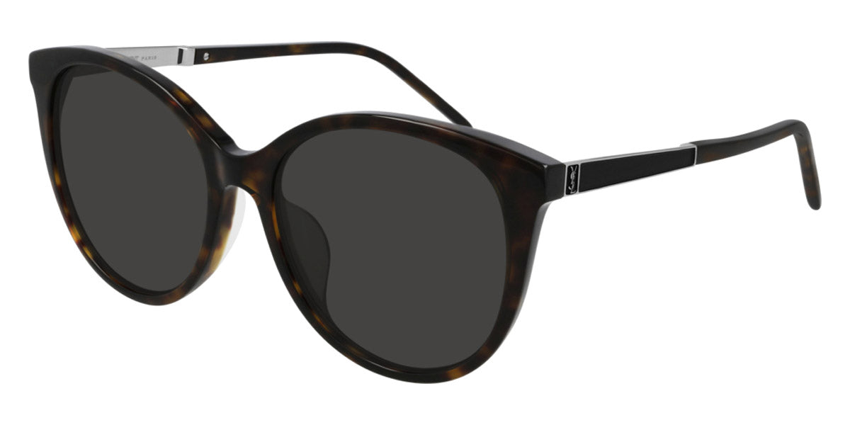 Saint Laurent® SL M82/F - Havana / Silver / Gray Sunglasses