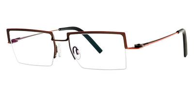 Theo® Vitelotte TH VITELOTTE 376 52 - Brown/Red Eyeglasses