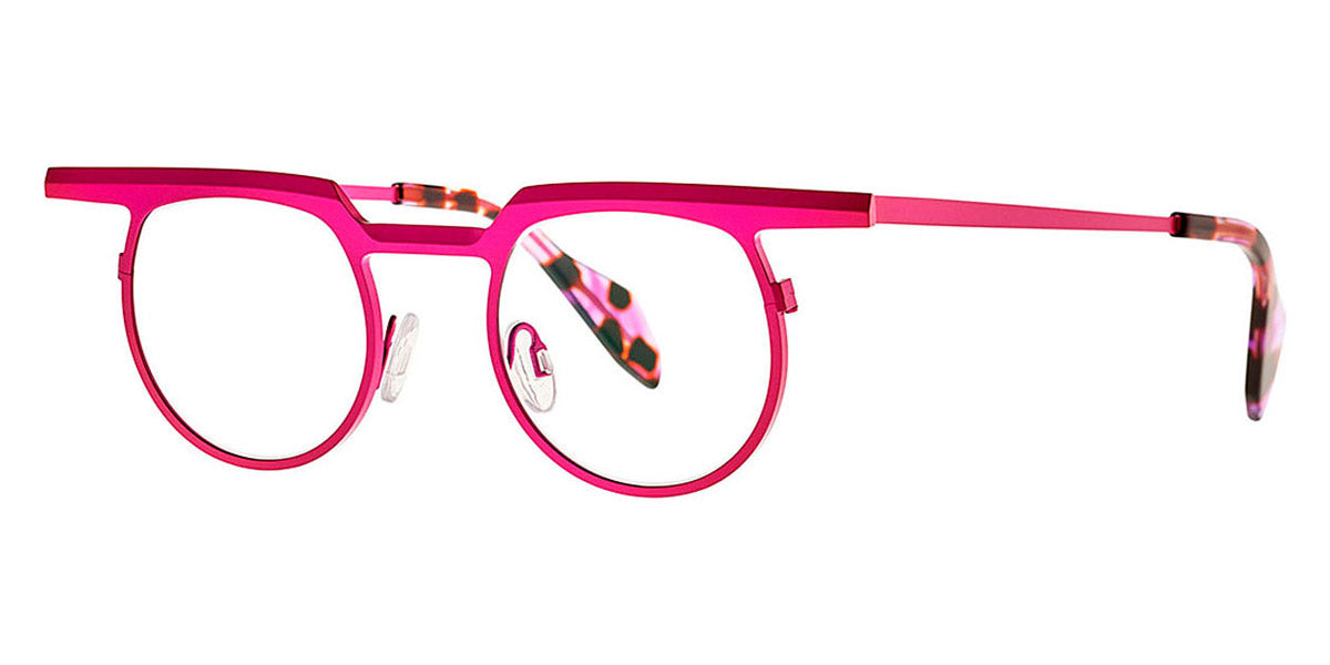 Theo® Zinnia TH ZINNIA 455 42 - Matte Deep Rose Eyeglasses