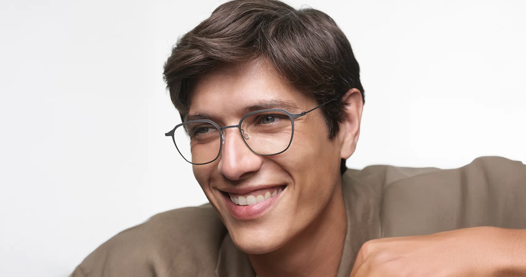 Lindberg Blok titanium eyeglasses on man