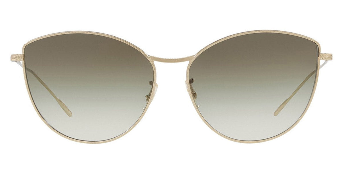 Oliver Peoples® Rayette OP 0OV1232S 50358E 60 - Gold / Clear Gradient Dark Green Sunglasses
