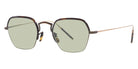 Oliver Peoples® Tk-7 OV1291T 5284 47 - Antique Gold/Dark Tortoise Eyeglasses