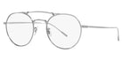 Oliver Peoples® Reymont OV1309ST 5254SB 49 - Brushed Silver/Blue Light Filter Eyeglasses
