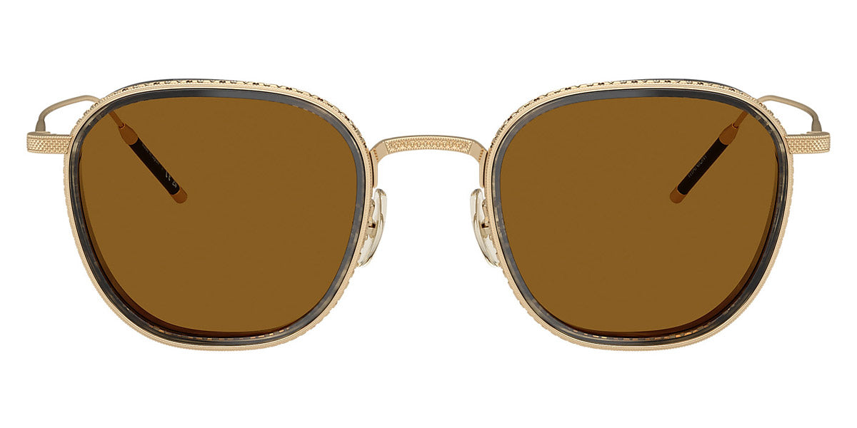 Oliver Peoples® Tk-9 Sun OP 0OV1321ST 526453 48 - 18K Gold Plated / True Brown Sunglasses