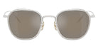 Oliver Peoples® Tk-9 Sun OP 0OV1321ST 527639 48 - 18K White Gold Plated / Grey Goldtone Sunglasses