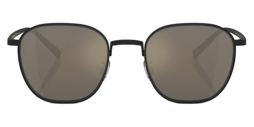 Oliver Peoples® Rynn OV1329ST 501739 - Matte Black / Gray Goldtone Sunglasses