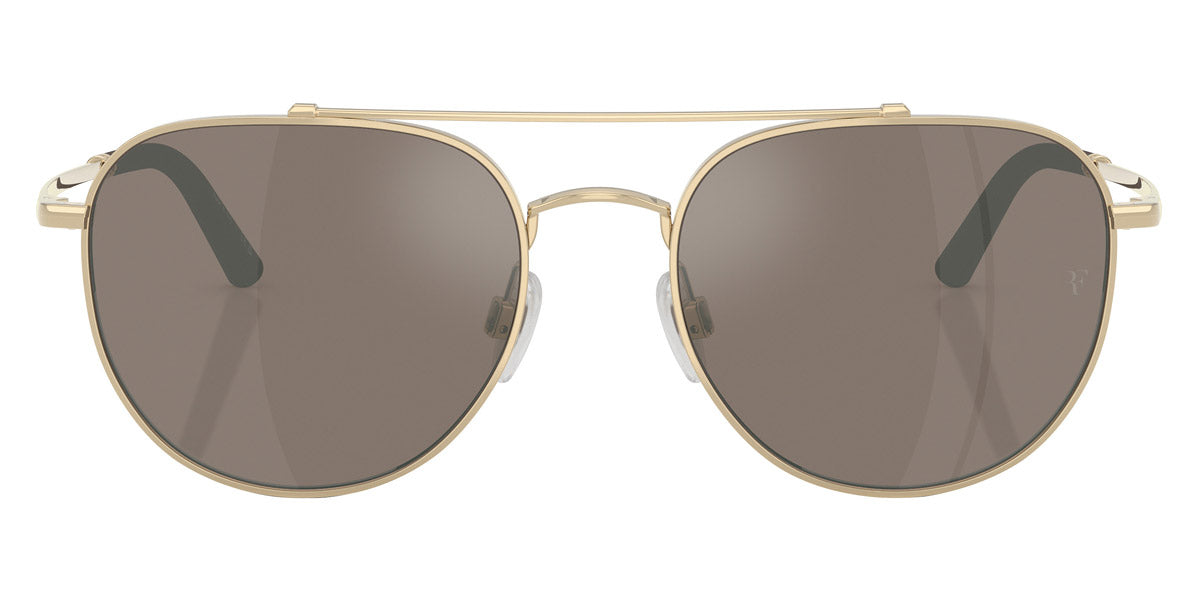 Oliver Peoples® R-10 OP 0OV1346S 50357I 54 - Gold / Sierra Flash Mirror Sunglasses