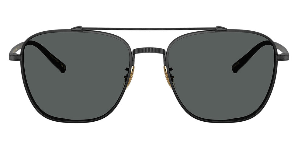 Oliver Peoples® Avison OP 0OV1349ST 5017P2 55 - Matte Black / Midnight Express Polar Sunglasses