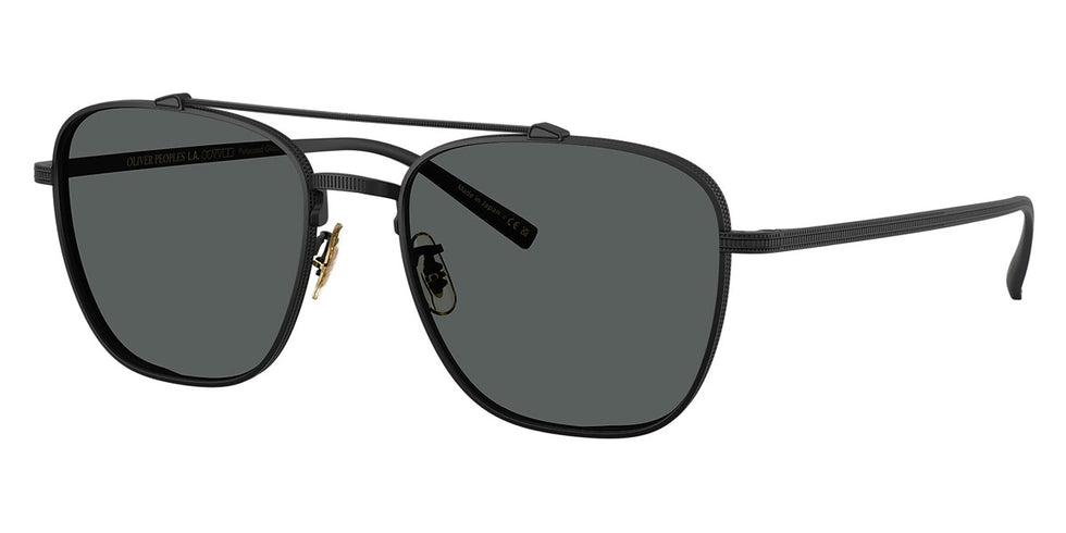 Oliver Peoples® Avison OP 0OV1349ST 5017P2 55 - Matte Black / Midnight Express Polar Sunglasses