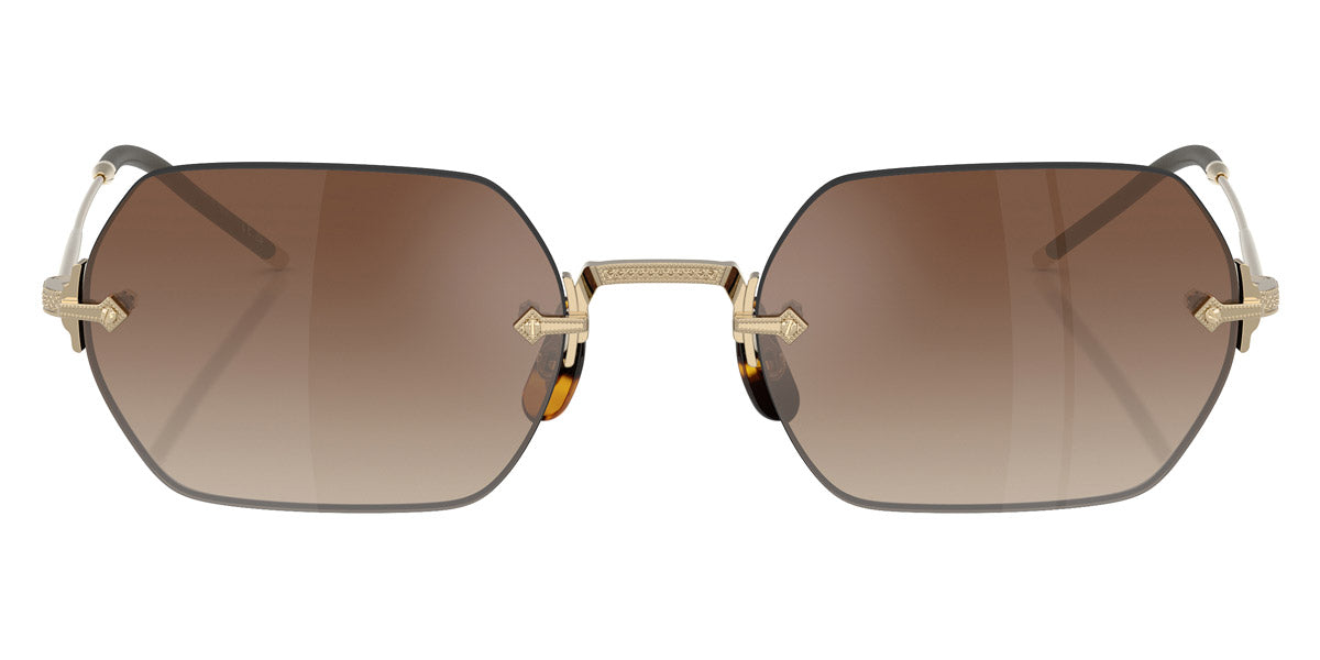 Oliver Peoples® TK-13 OV1353ST 5035Q1 52 - Gold / Dark Brown Gradient Mirror Sunglasses