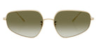 Oliver Peoples® Eylla OV1356S 50358E 57 - Gold / Olive Gradient Sunglasses