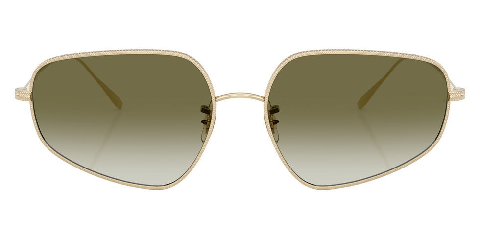 Oliver Peoples® Eylla OV1356S 50358E 57 - Gold / Olive Gradient Sunglasses