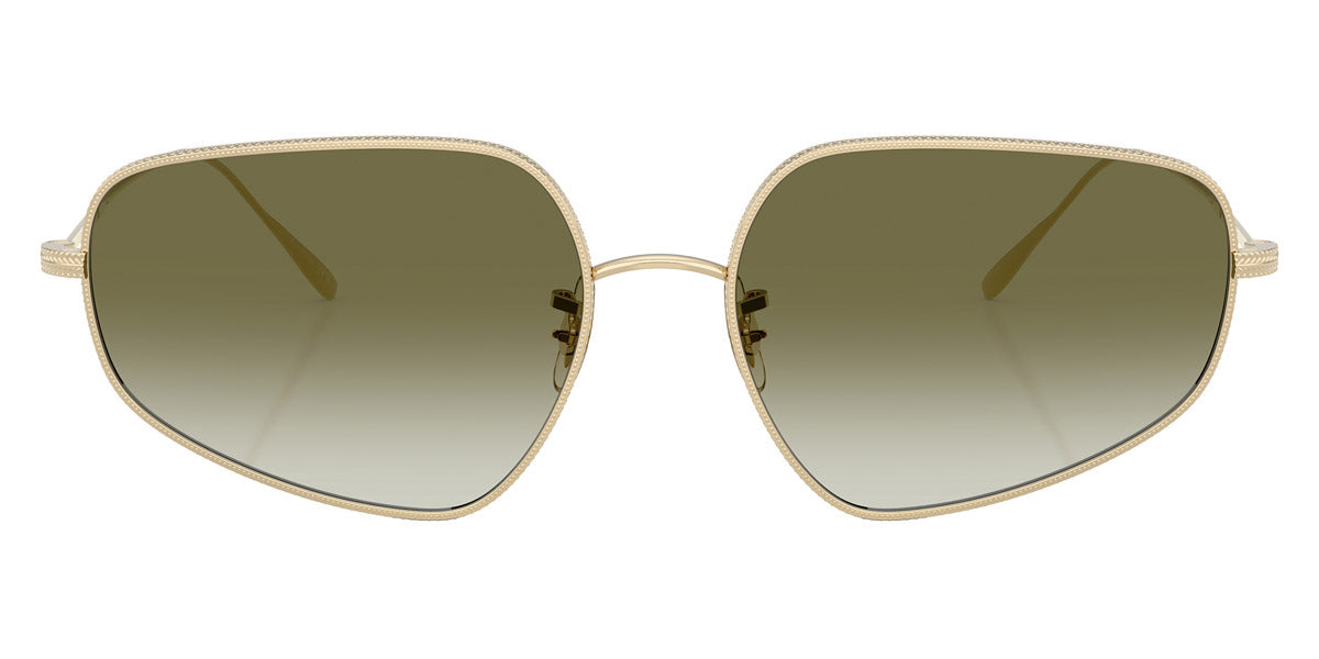 Oliver Peoples® Eylla OV1356S 50358E 57 - Gold / Olive Gradient Sunglasses