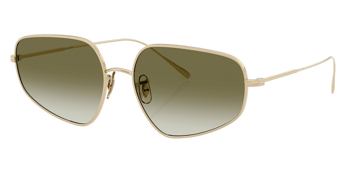 Oliver Peoples® Eylla OV1356S 50358E 57 - Gold / Olive Gradient Sunglasses