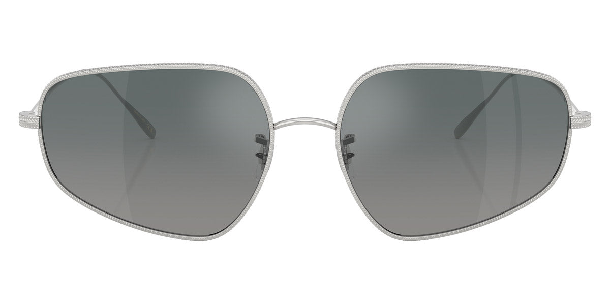 Oliver Peoples® Eylla OV1356S 50366I 57 - Silver / Dark Grey Gradient Mirror Sunglasses