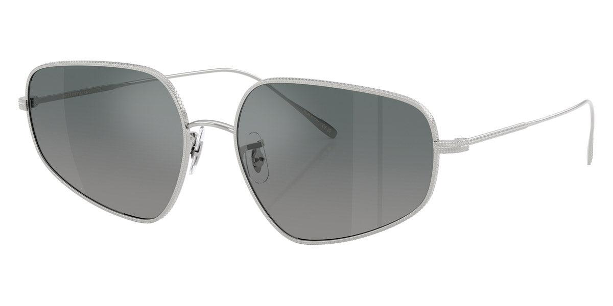 Oliver Peoples® Eylla OV1356S 50366I 57 - Silver / Dark Grey Gradient Mirror Sunglasses