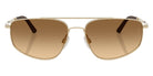 Oliver Peoples® R-14 OV1361S 524513 57 - Brushed Gold / Saddle Gradient To Dark Photochromic Sunglasses