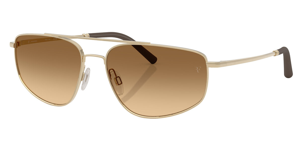 Oliver Peoples® R-14 OV1361S 524513 57 - Brushed Gold / Saddle Gradient To Dark Photochromic Sunglasses