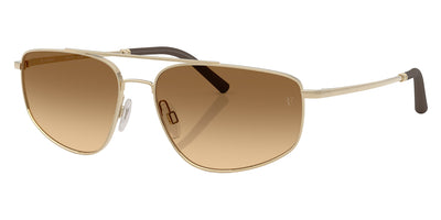 Oliver Peoples® R-14 OV1361S 524513 57 - Brushed Gold / Saddle Gradient To Dark Photochromic Sunglasses