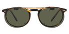 Oliver Peoples® Riley-R Flip-Up Clip OV5004c 53119a 47 - Brushed gold / G-15 polar Sunglasses