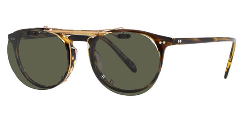 Oliver Peoples® Riley-R Flip-Up Clip Oval Sunglasses - EuroOptica