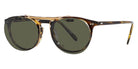 Oliver Peoples® Riley-R Flip-Up Clip OV5004c 53119a 47 - Brushed gold / G-15 polar Sunglasses